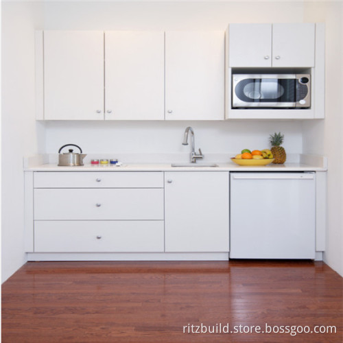 Ritz Customized Design Good Quality PVC Kitchen Furniture MDF Board Kitchen Cabinet